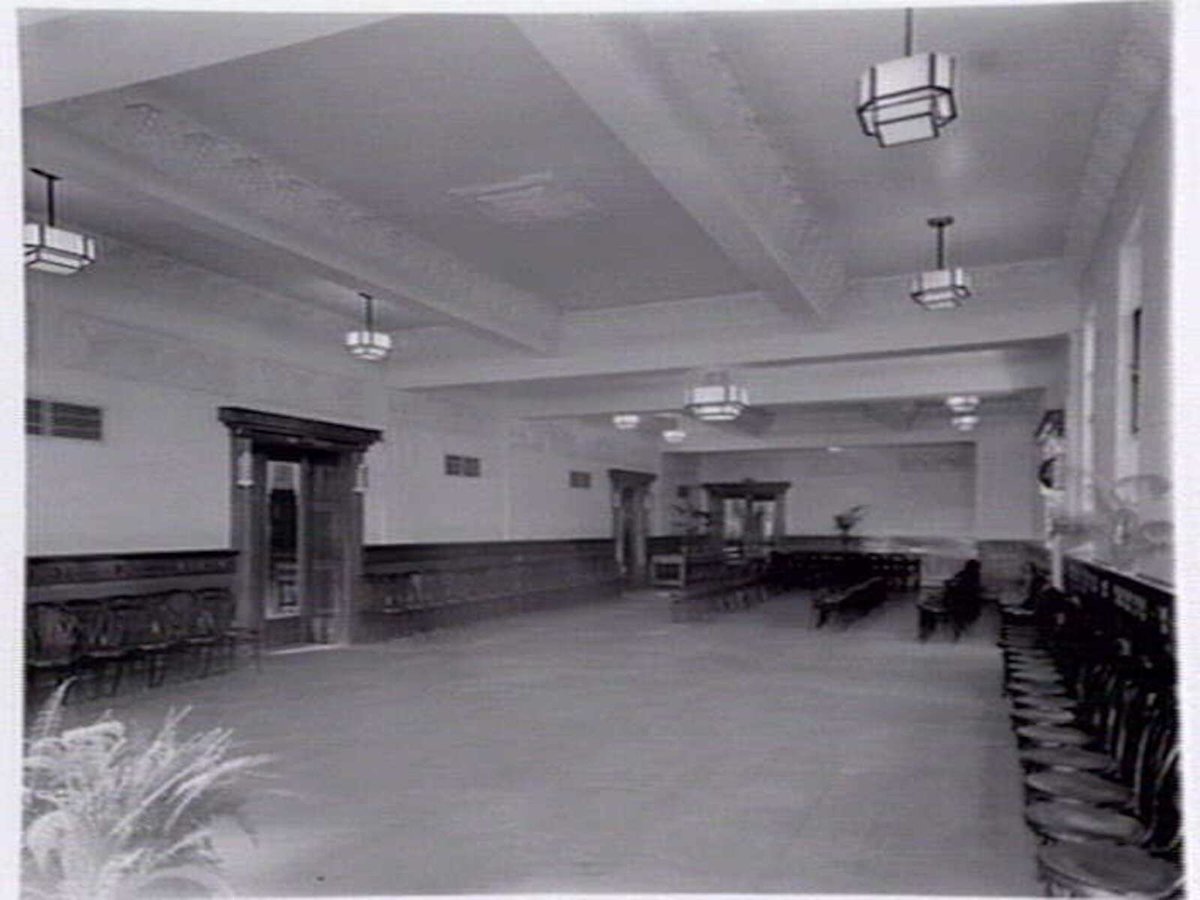 Interior views of Richmond Town Hall (1936)