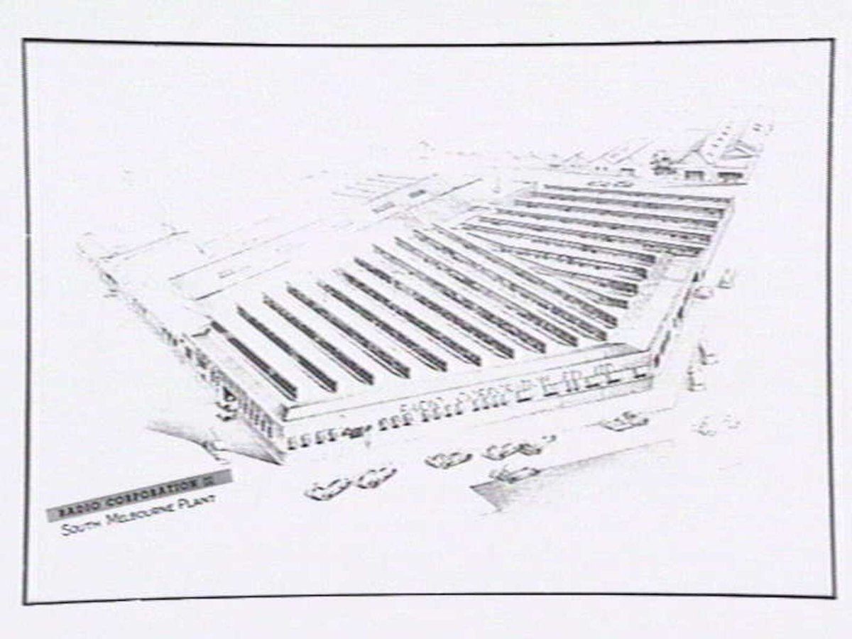 Architects drawing; HQ for Radio Corporation, South Melbourne (c. 1940)
