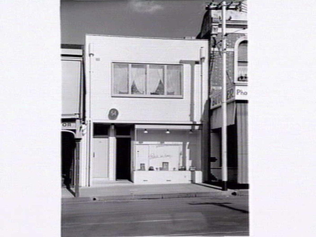 "A Stitch in Time" dressmakers, 54 Toorak Road, South Yarra (c. 1940)