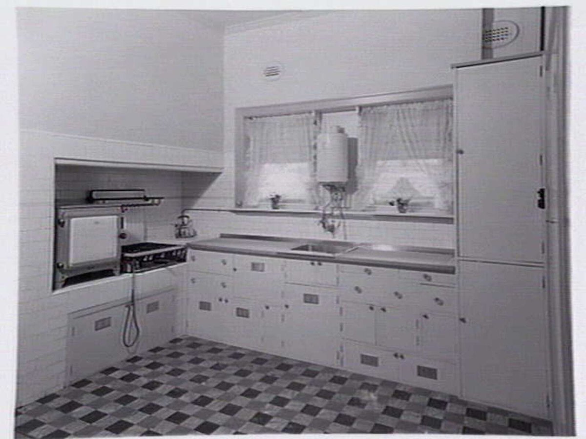 Kitchen, Thompson residence, Kew (c. 1940)