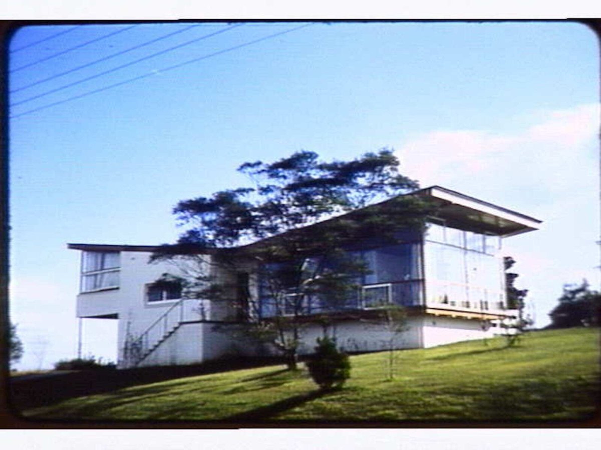 House - Cnr Tuxen & Stephens St. North Balwyn. Melb. Vic. Kenneth Macdonald. 1951, Balwyn North