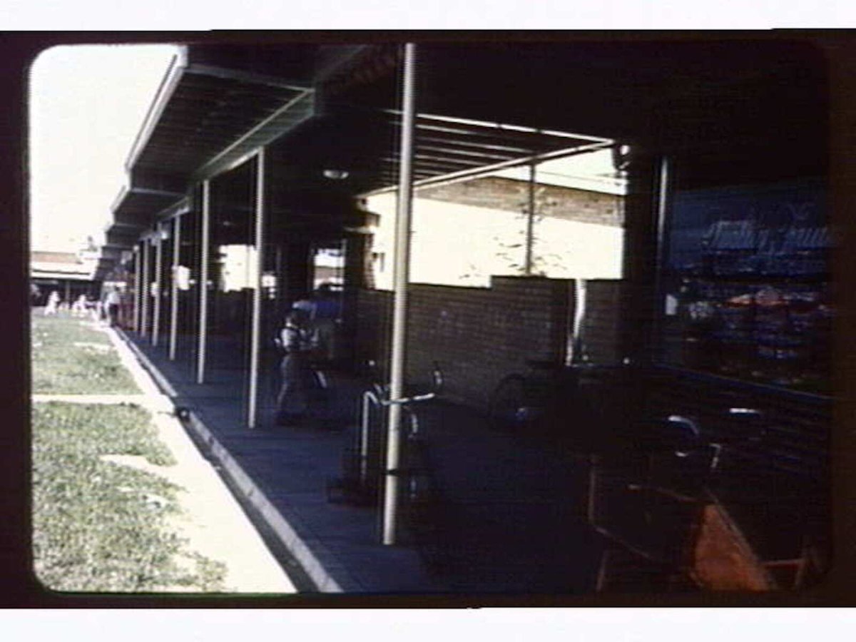 Vic. Housing Commission shopping centre - Bluff Rd. Moorabbin. (Scarborough 1950-51)