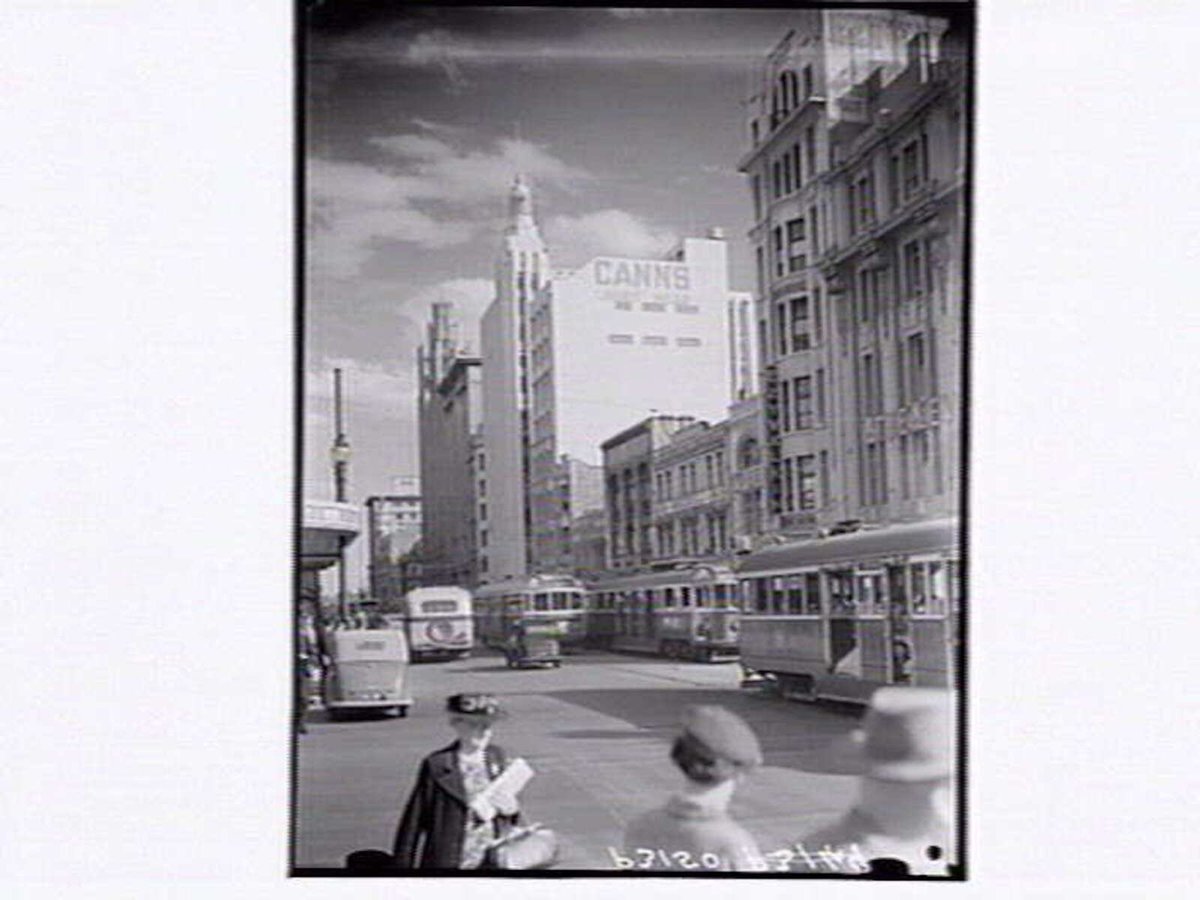 Swanston Street, Melbourne, Melbourne City (1948)