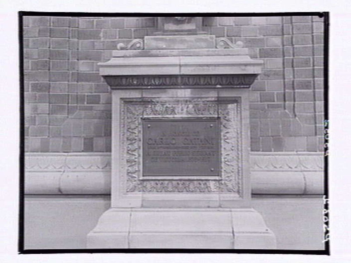 Catani plaque. St. Kilda, St Kilda (1950)
