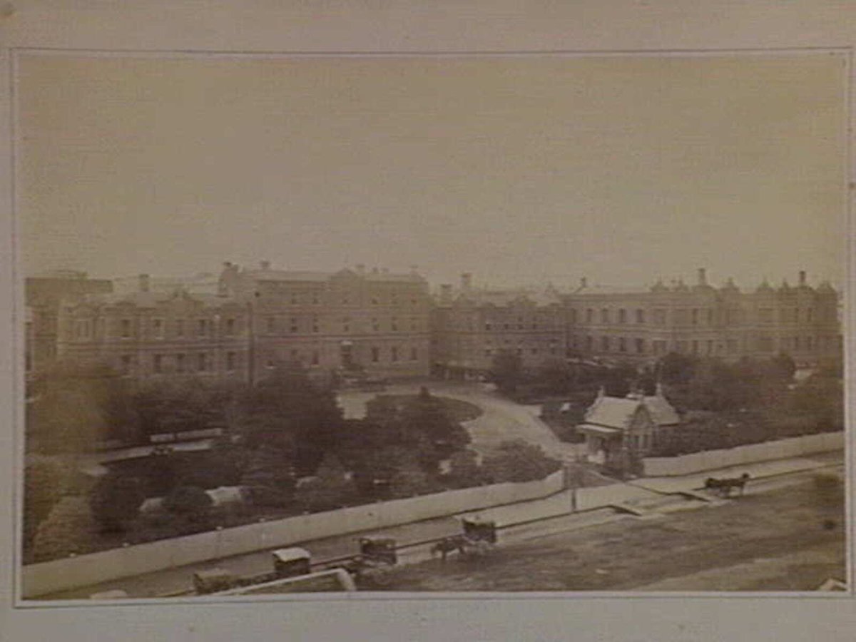 Melbourne Hospital, Lonsdale Street, Melbourne City (1872–76)