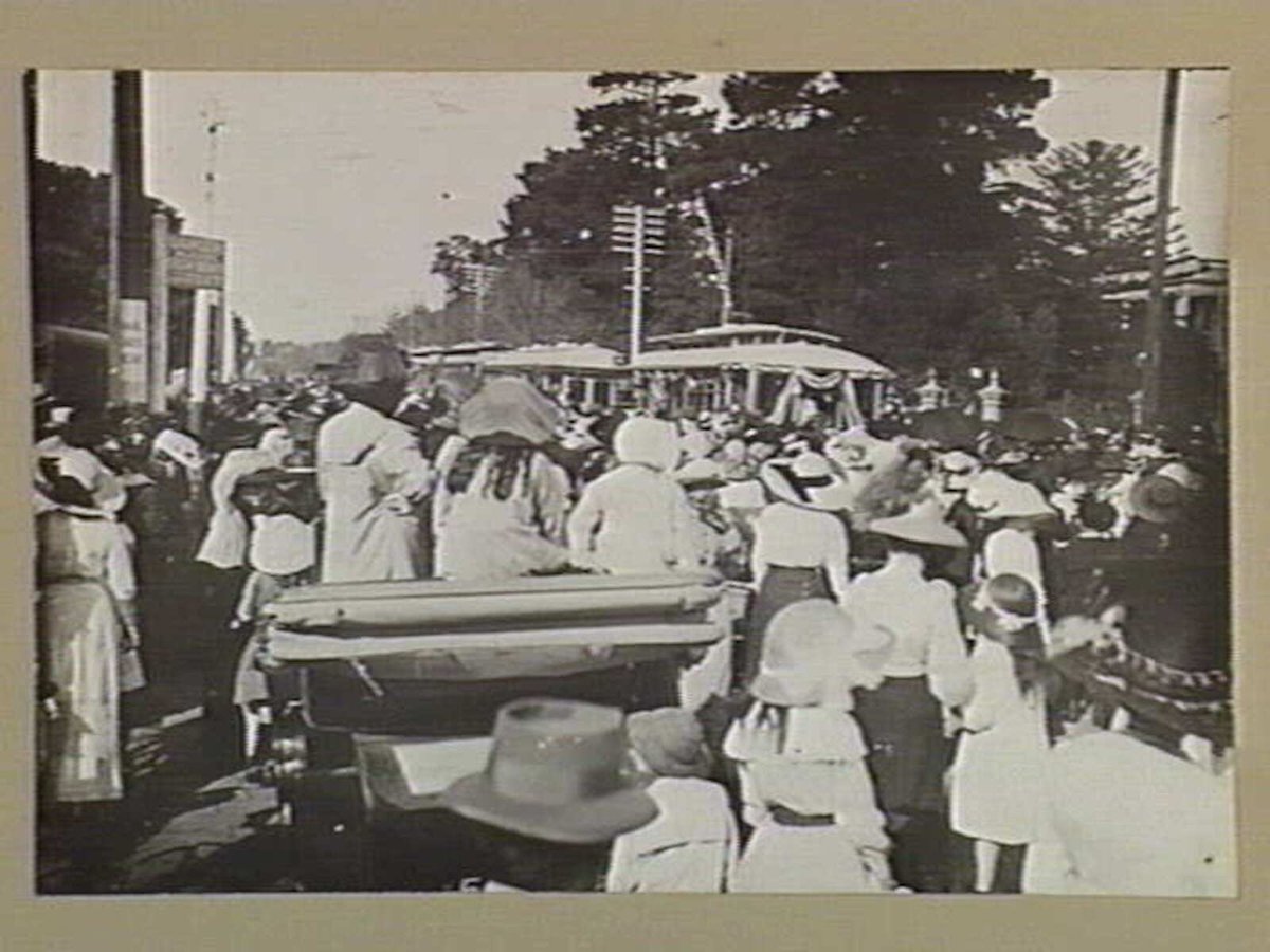 Opening tram "Deepdene to St. Kilda" 1913