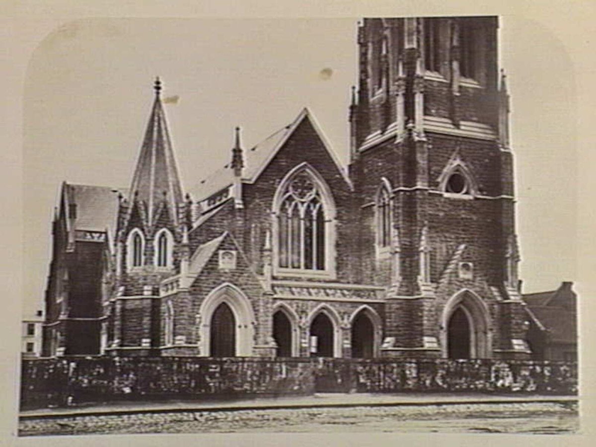 John Wesley Church Lonsdale St. Melbourne, Melbourne City (c. 1860)