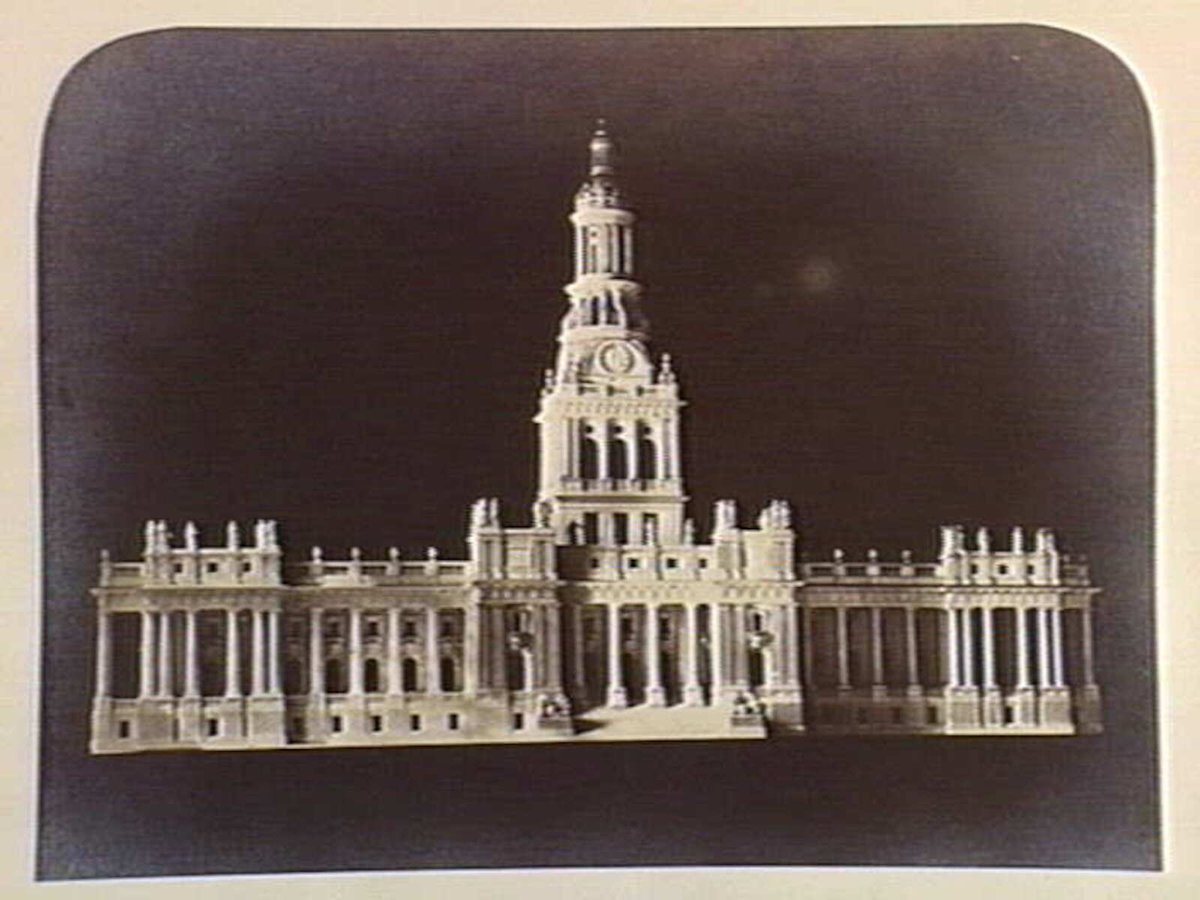 Model of New Houses of Parliament Melbourne (c. 1860)