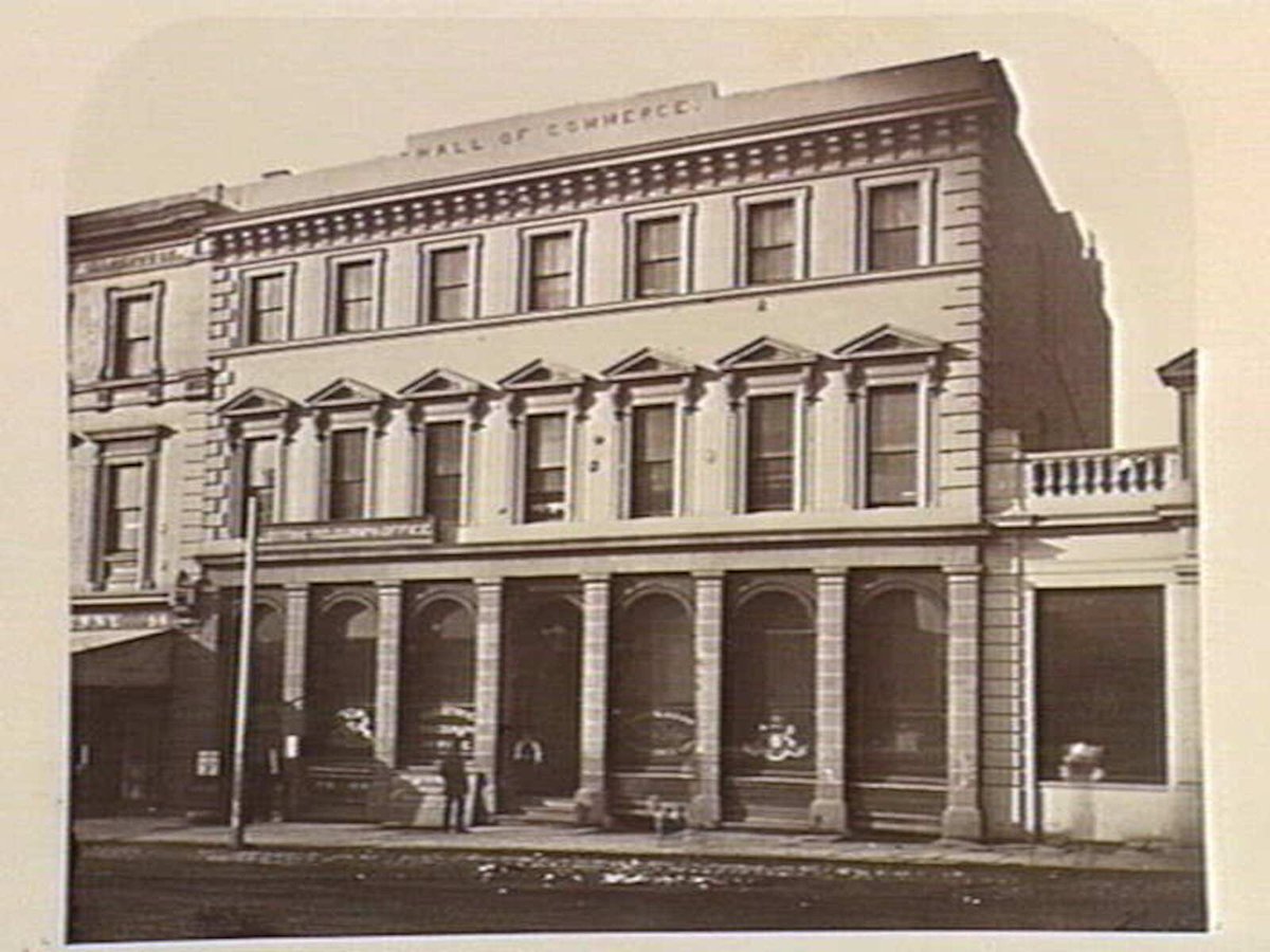 Collins St. West Melbourne (c. 1860)