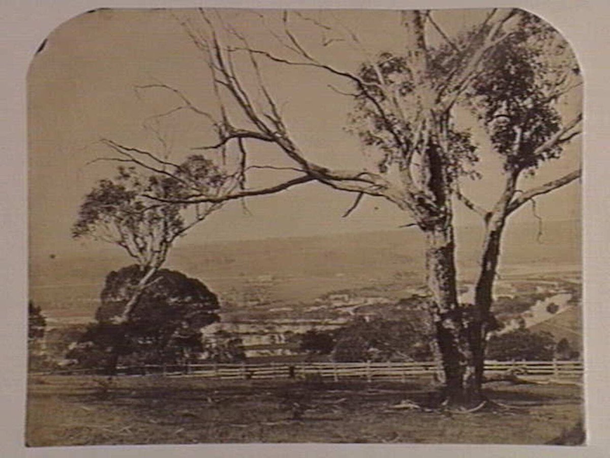 View near Heidelberg. The Yarra Flooded (1858–63)