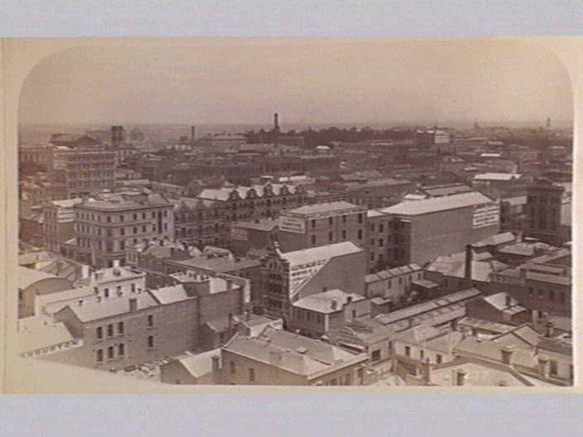 Melbourne N.W. from P.O (1890)