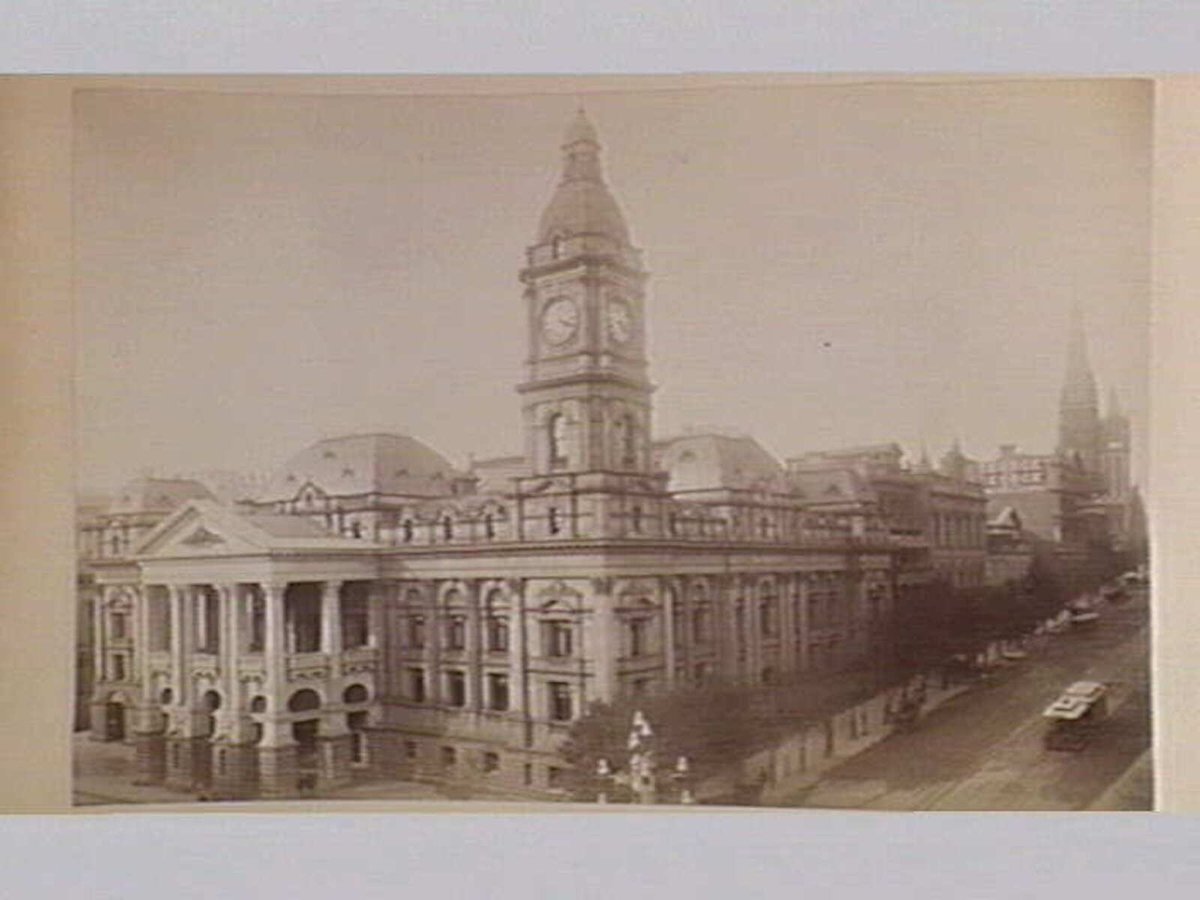Melbourne Town Hall, Melbourne City (1890)