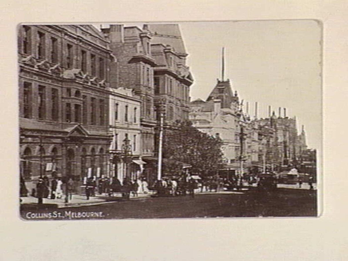 COLLINS ST., MELBOURNE, Melbourne City (c. 1905)