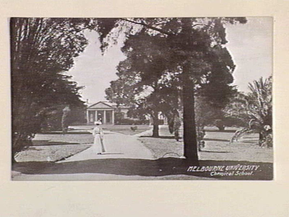 MELBOURNE UNIVERSITY. Chemical School, Parkville (c. 1909)