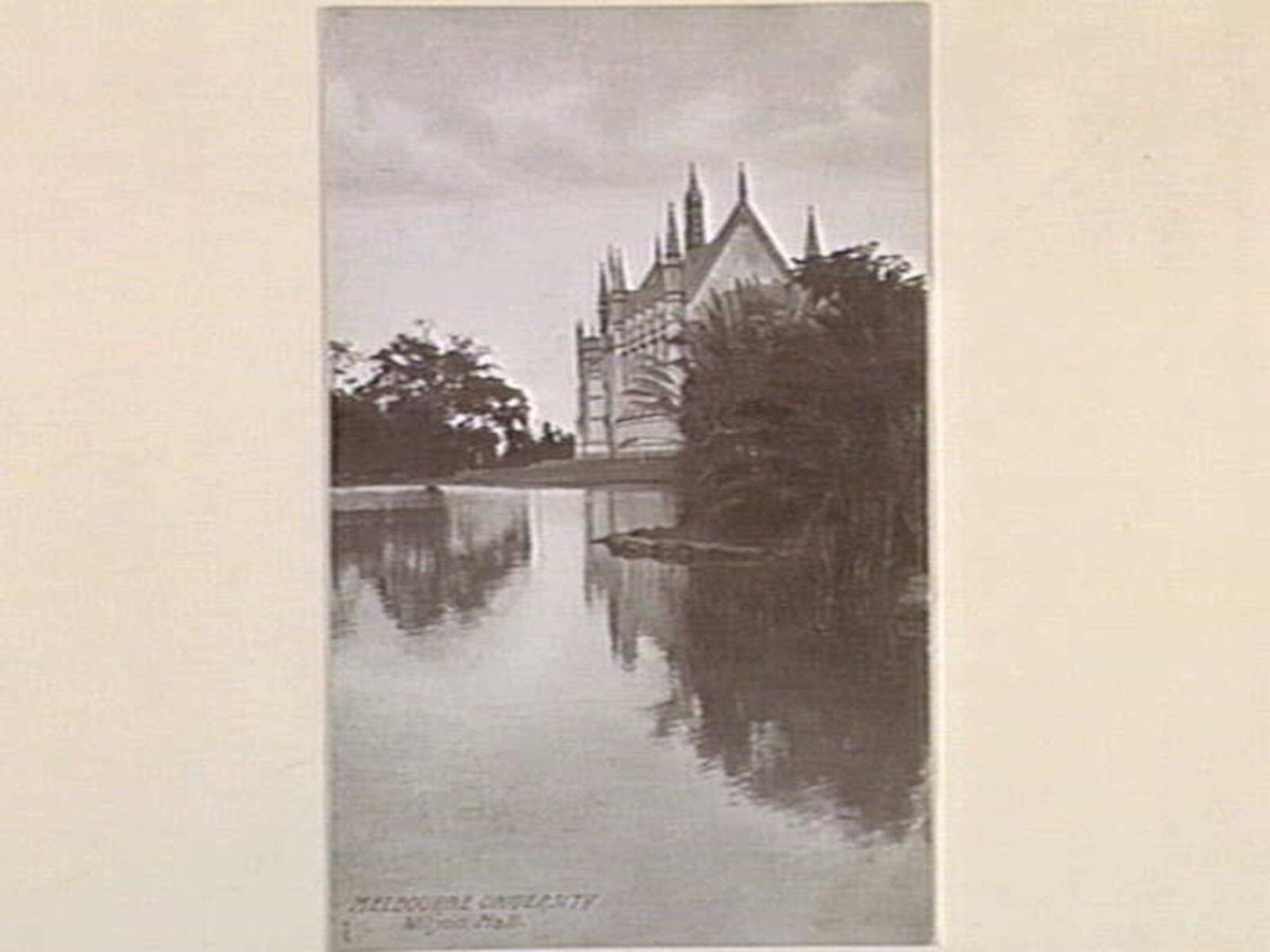 MELBOURNE UNIVERSITY Wilson Hall, Parkville (c. 1909)