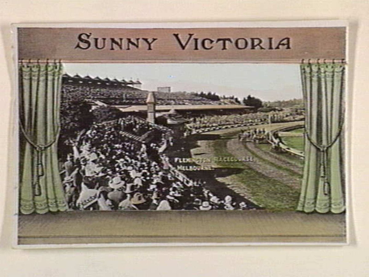 FLEMINGTON RACECOURSE, MELBOURNE (c. 1911)