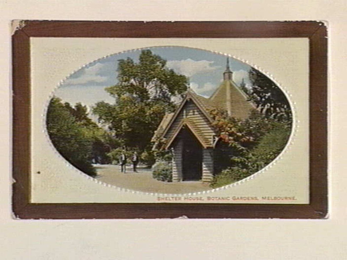 SHELTER HOUSE, BOTANIC GARDENS, MELBOURNE, Melbourne City (c. 1907)