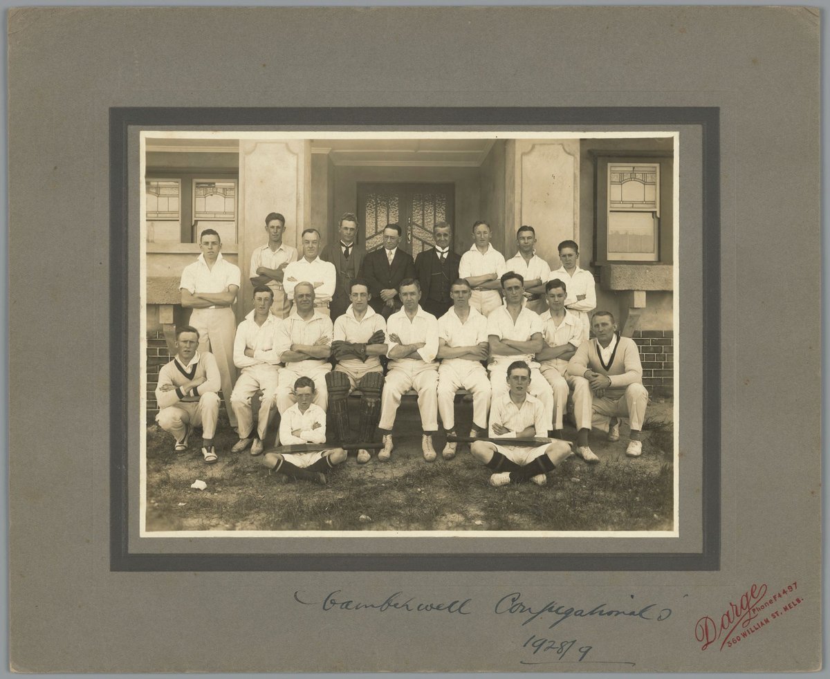 Camberwell Congregational Cricket Team (1928–29)