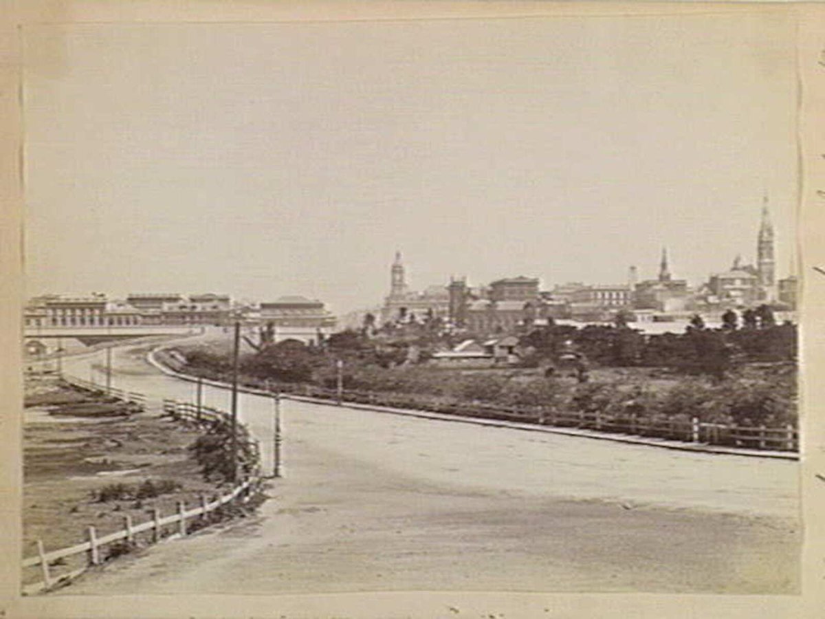 View of Melbourne From St Kilda Road, Melbourne City (1870s)