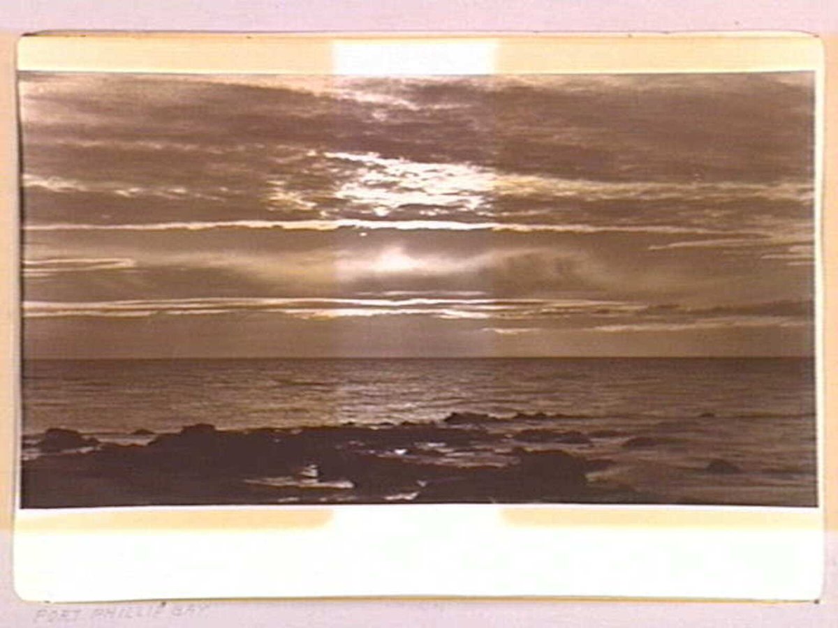PORT PHILLIP BAY [Sunset.] (1890–1910)