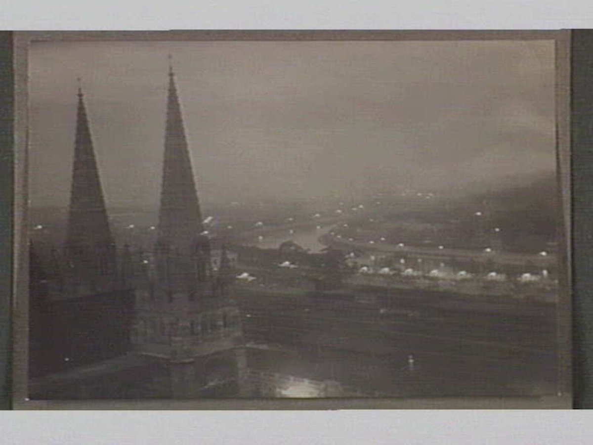 Spires of St. Paul's Cathedral, Melbourne, Melbourne City (1933)
