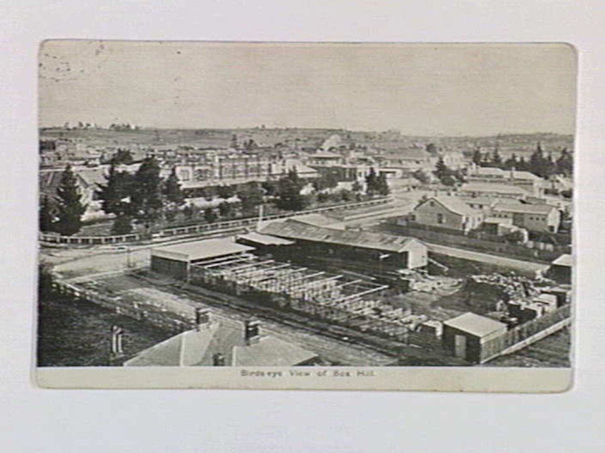 Birds-eye View of Box Hill (c. 1907)