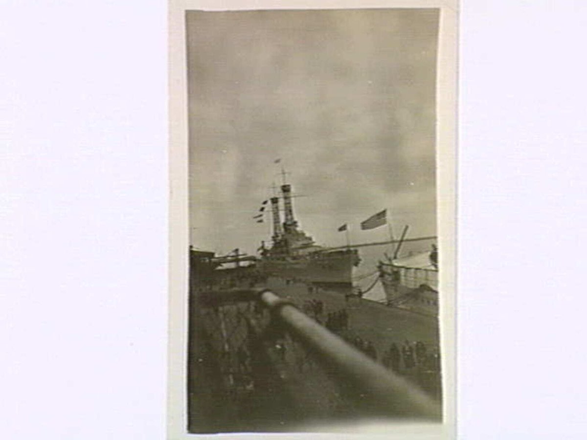 U.S.S. "OKLAHOMA" STATION PIER. PORT MELBOURNE. 1920'S