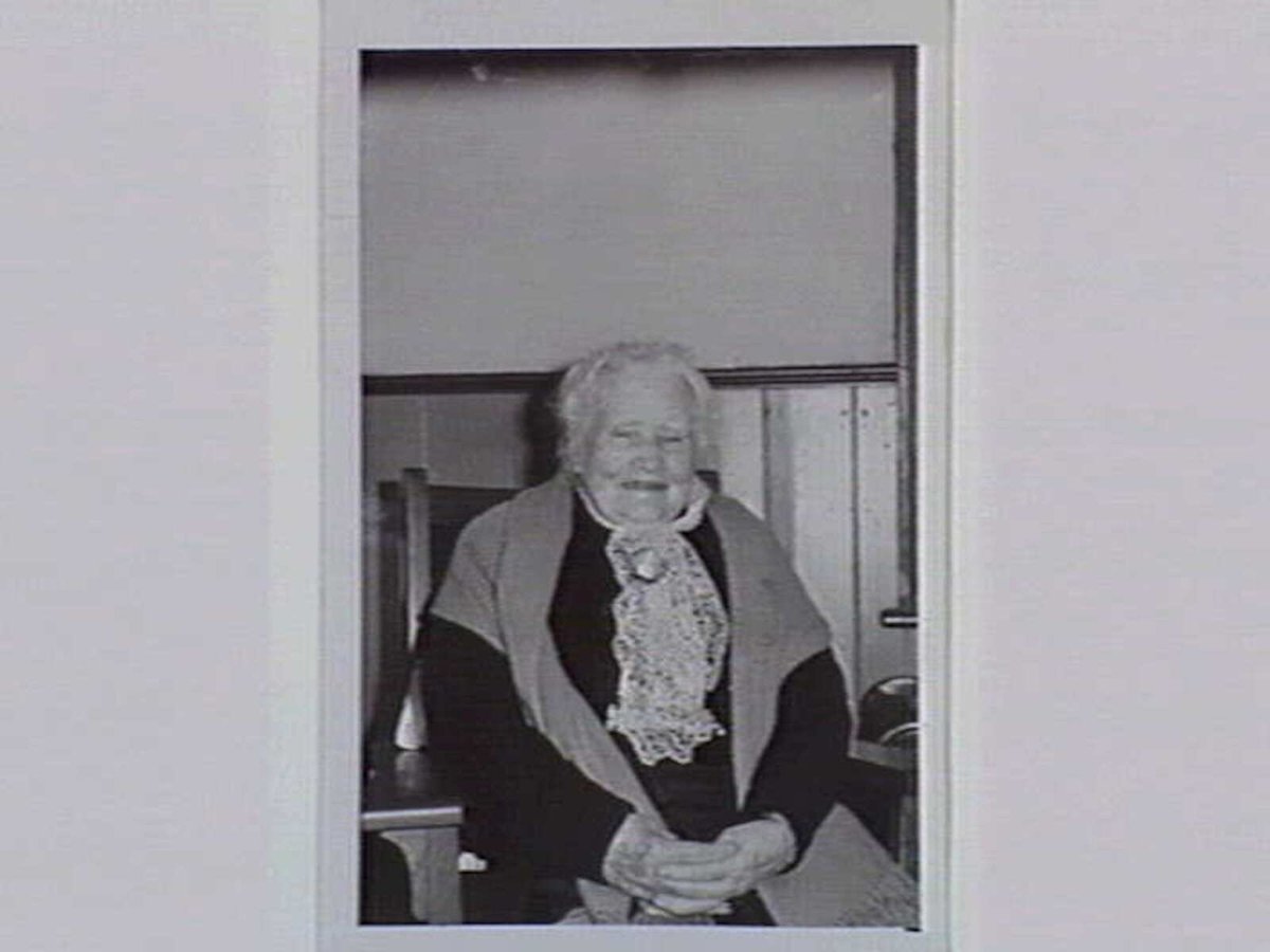 Mrs Anderson of Bilston St. Footscray, 101 years old on 24th June, 1940 (c. 1940)