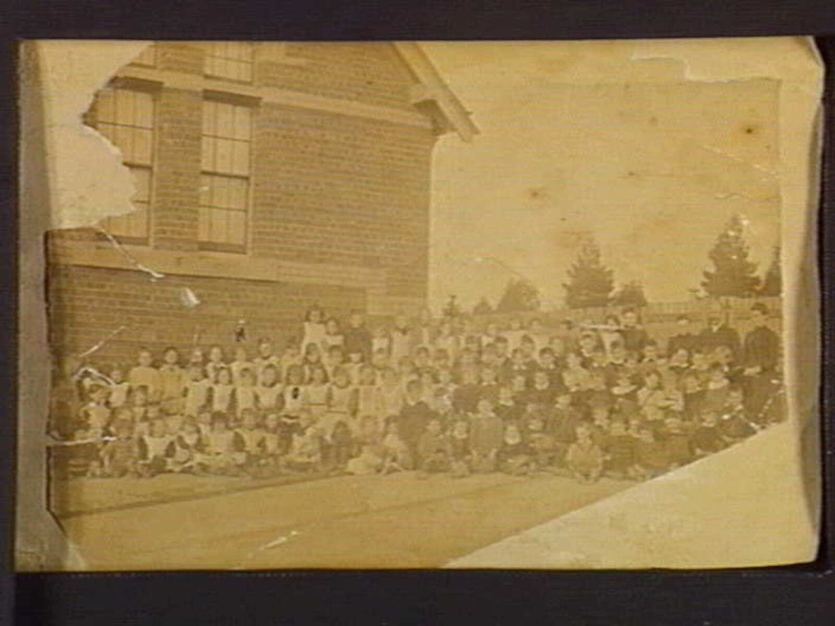 Box Hill State School class portrait (c. 1890)