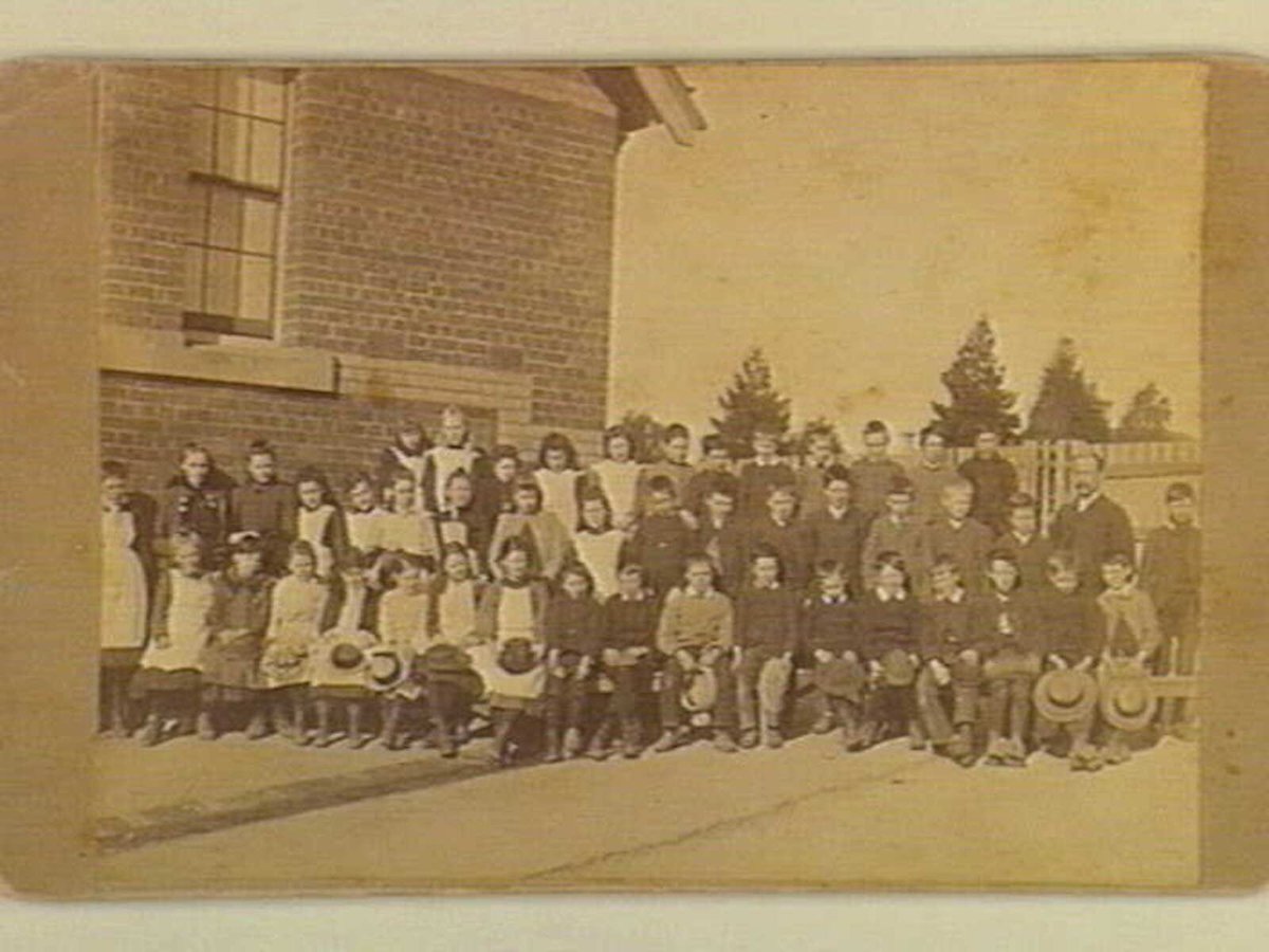 Box Hill State School class portrait (c. 1890)