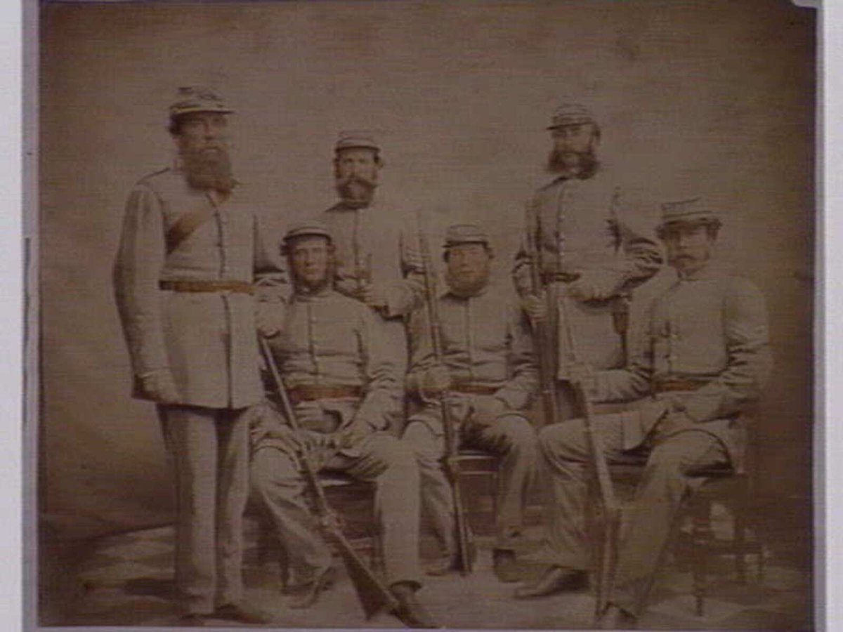 ROYAL VICTORIAN VOLUNTEER RIFLES, WEST MELBOURNE COMPANY : CAPTAIN H. M. GUTHRIE. 1860 (c. 1860)