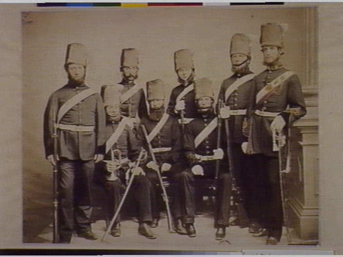 ROYAL VICTORIAN VOLUNTEER ARTILLERY, ST. KILDA COMPANY : CAPTAIN C. ROSS. 1861, St Kilda (c. 1861)