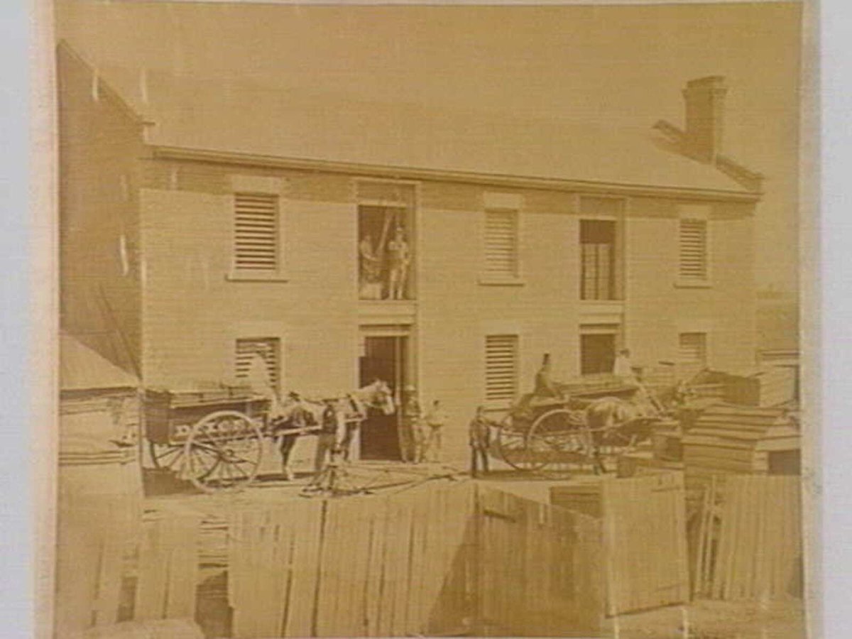 Dixon's Rosslyn St. Nth Melbourne, West Melbourne (1861)