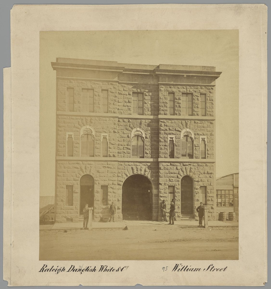 Raleigh Danglish [i.e., Dauglish] white & Co. William street, Melbourne City (1861)