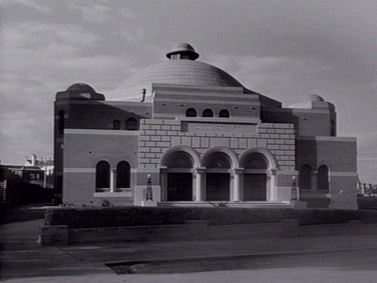 St. Kilda synagogue, Charnwood Crescent, St. Kilda, St Kilda (c. 1936)
