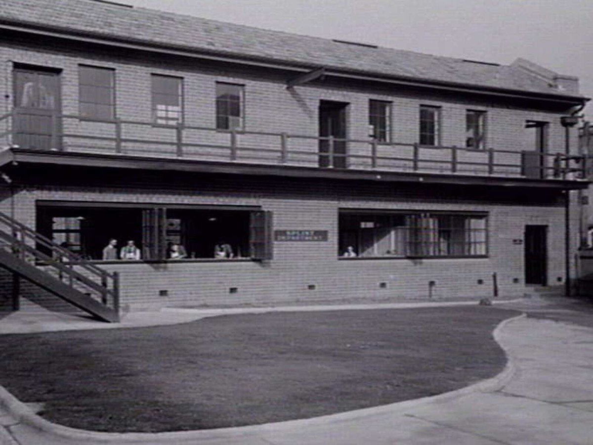 Splint depart and workshop of Children's Hospital, Rathdowne Street, Carlton (1933–39)