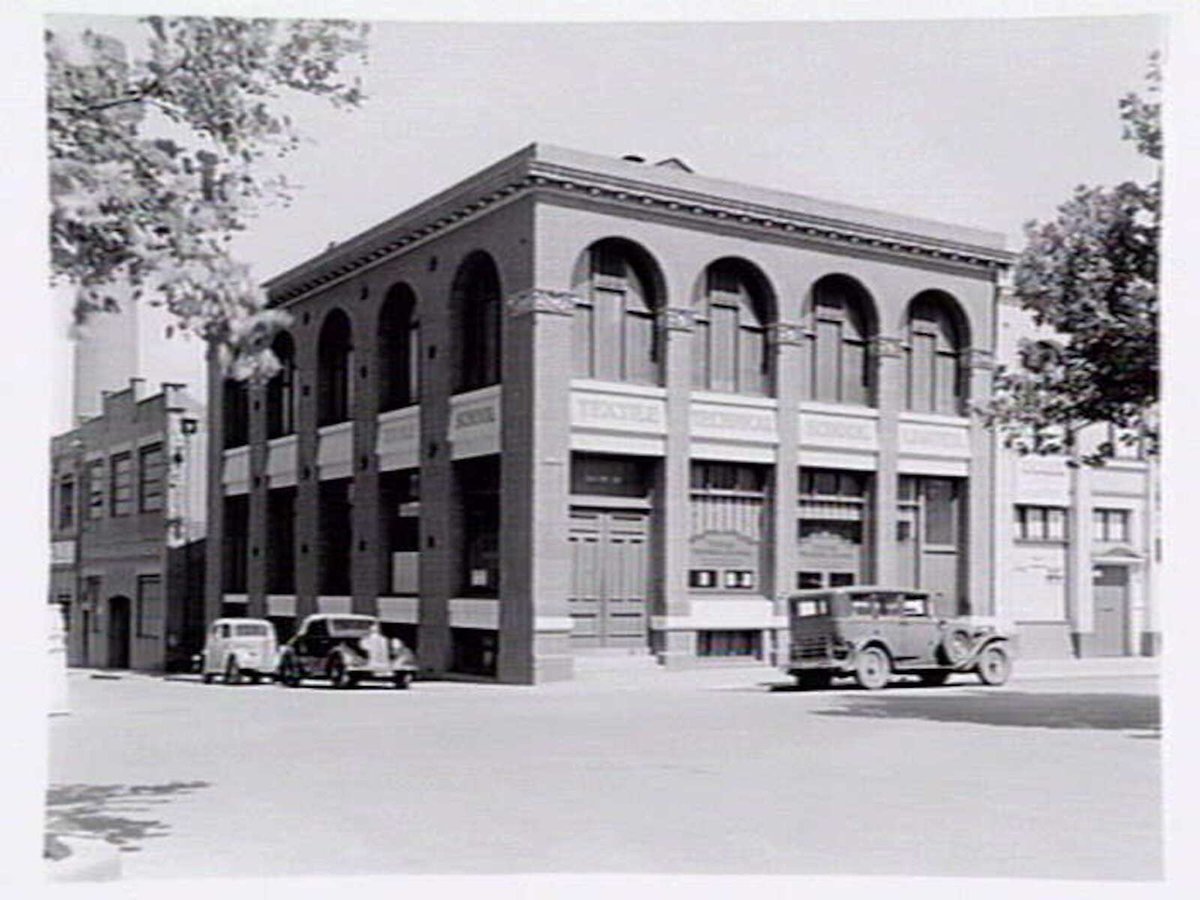 Textile School exterior, King Street?, Melbourne City (1938–40)