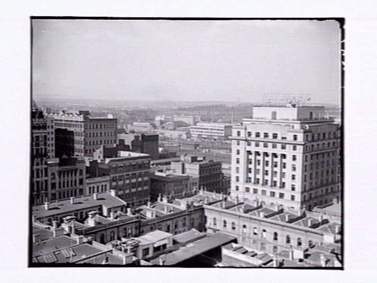Skyline William Street, Melbourne, Melbourne City (1947)