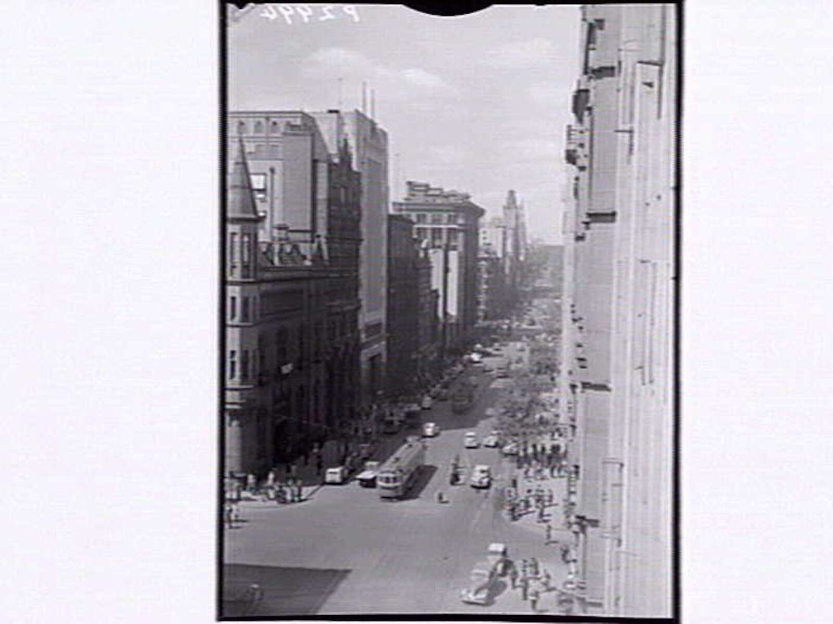 Collins Street Melb, Melbourne City (1948)