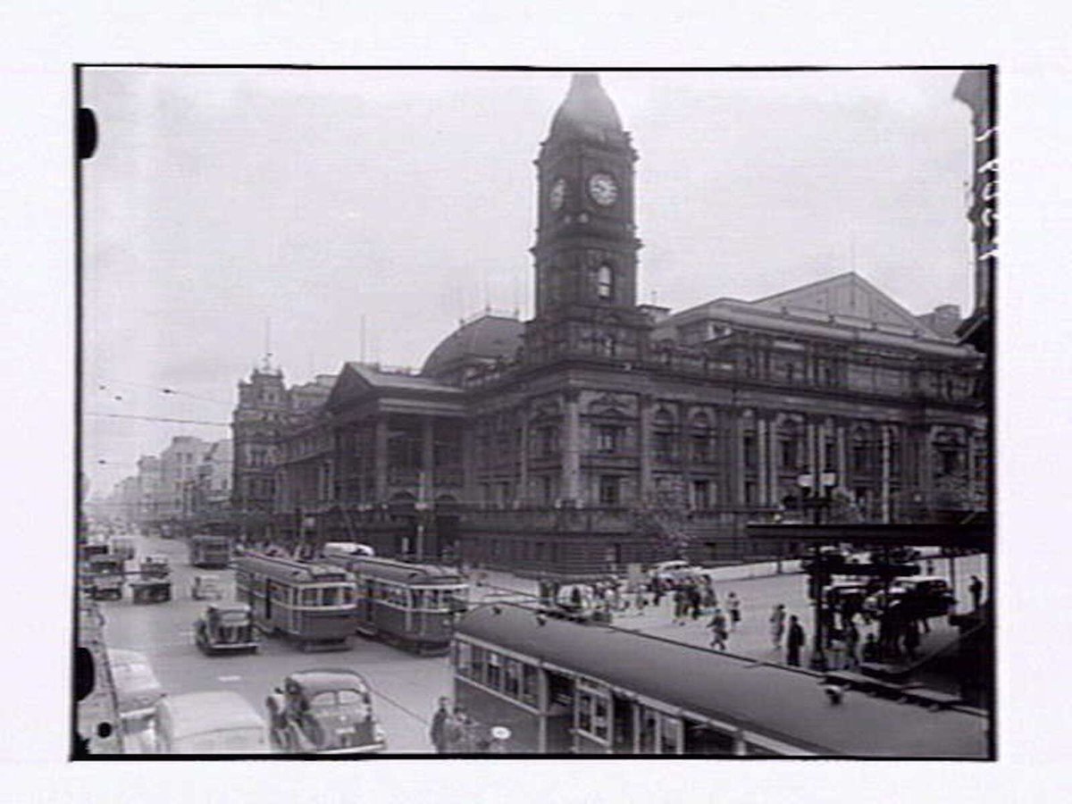 Melbourne Town Hall Melbourne, Melbourne City (1948)