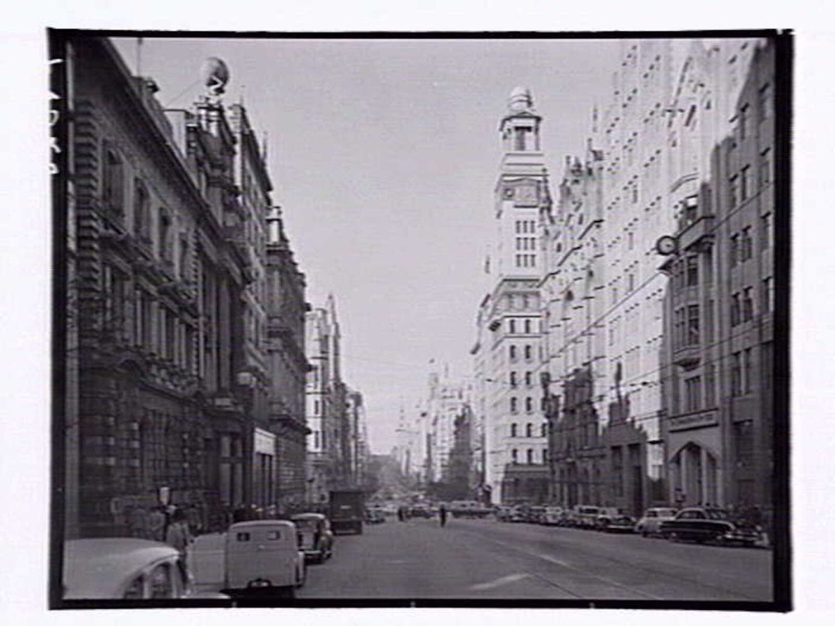 Collins Street Melbourne, Melbourne City (1952)