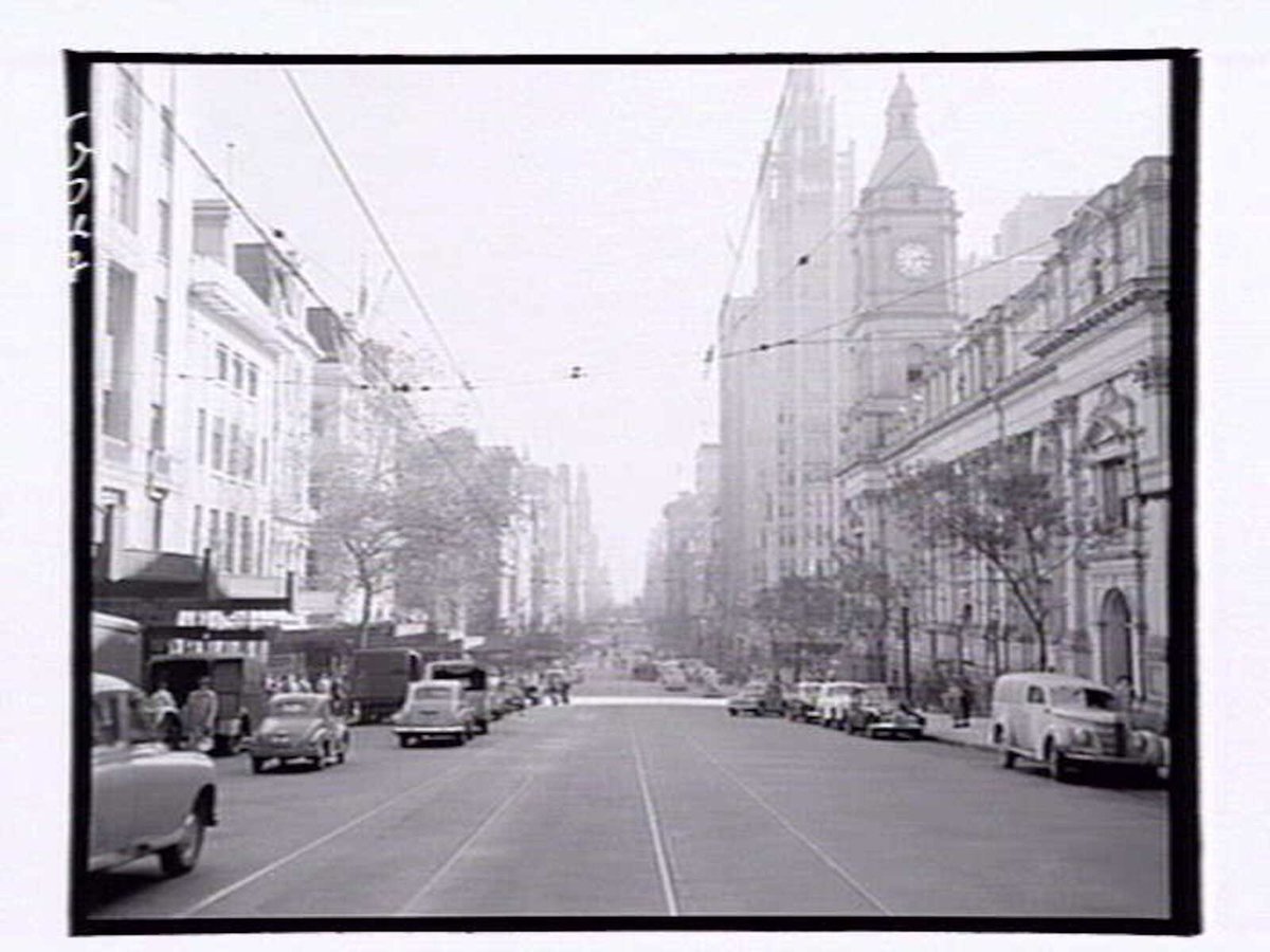 Collins Street Melbourne, Melbourne City (1952)