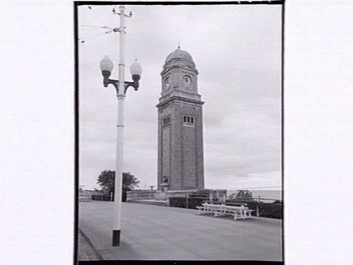 Catani Memorial Clock Tower St. Kilda, St Kilda (1952)