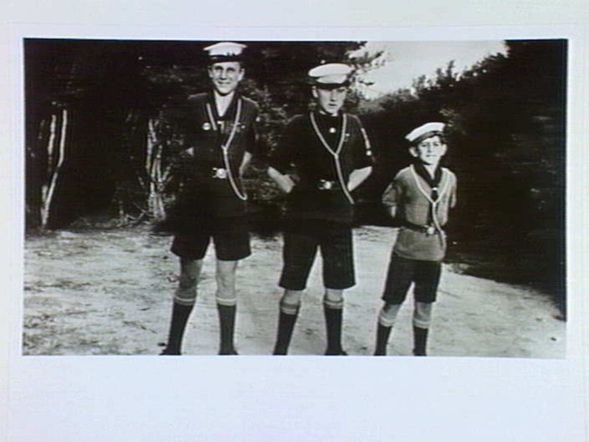 George Kolios, Andro's brother, as a sea scout, Melbourne 1934 aged 11