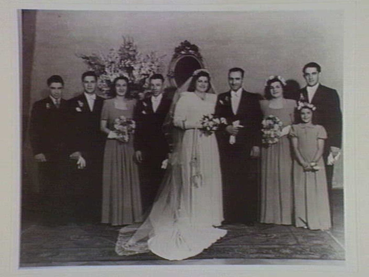 The wedding of Helen Polites and Spiro Polites, Melbourne 2.2.1947