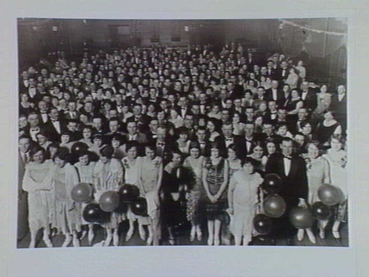 Ball at Richmond Town Hall - Mayor's Ball. 1920s or 1930s (1920–39)