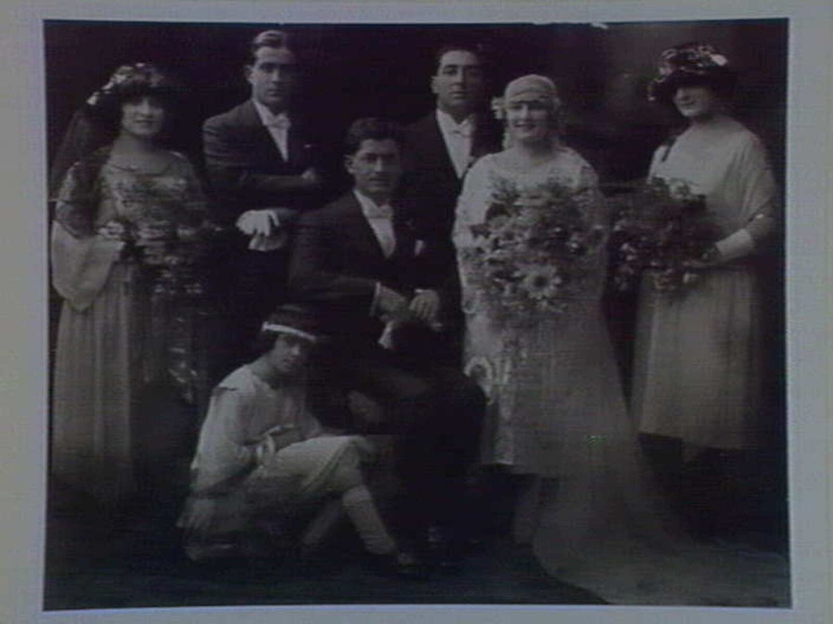 Marriage of Les Haddad and Rose Ganim, Melbourne, 1920s