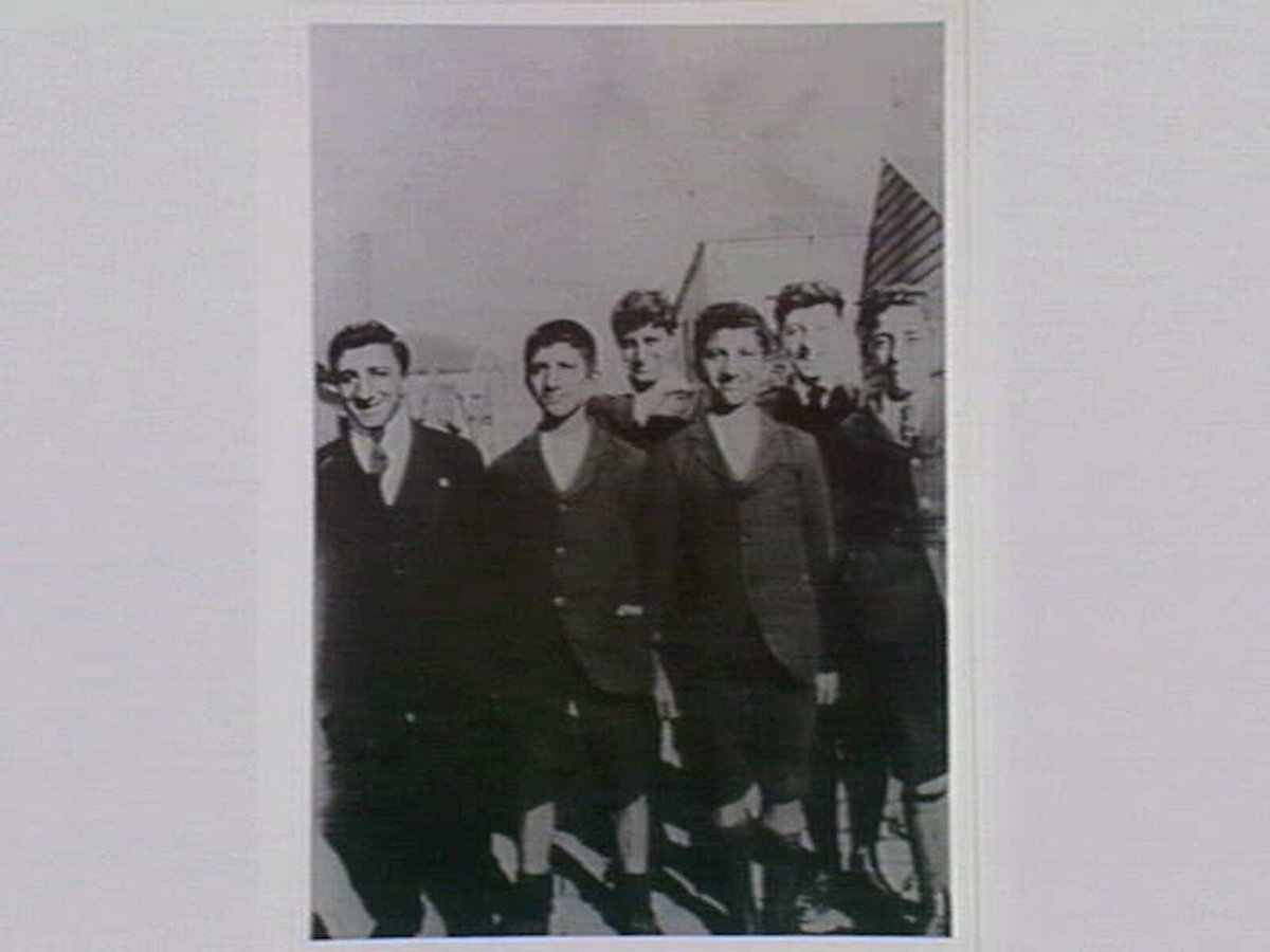 Mansour and Batrouney boys (cousins) in Carlton 1922
