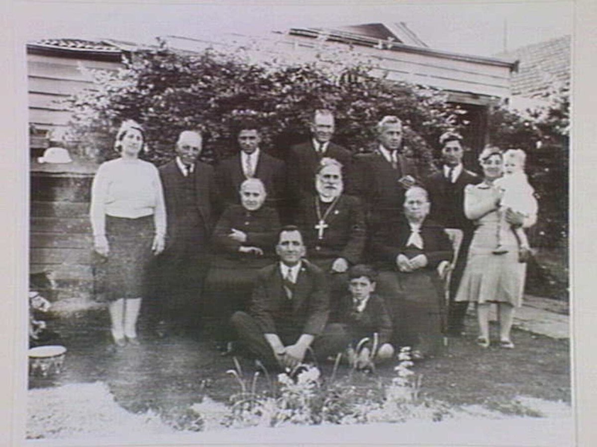 The Archimandrite Mobayed and his sisters visit he Mansour family in Northcote, 1932-33 (1932–33)
