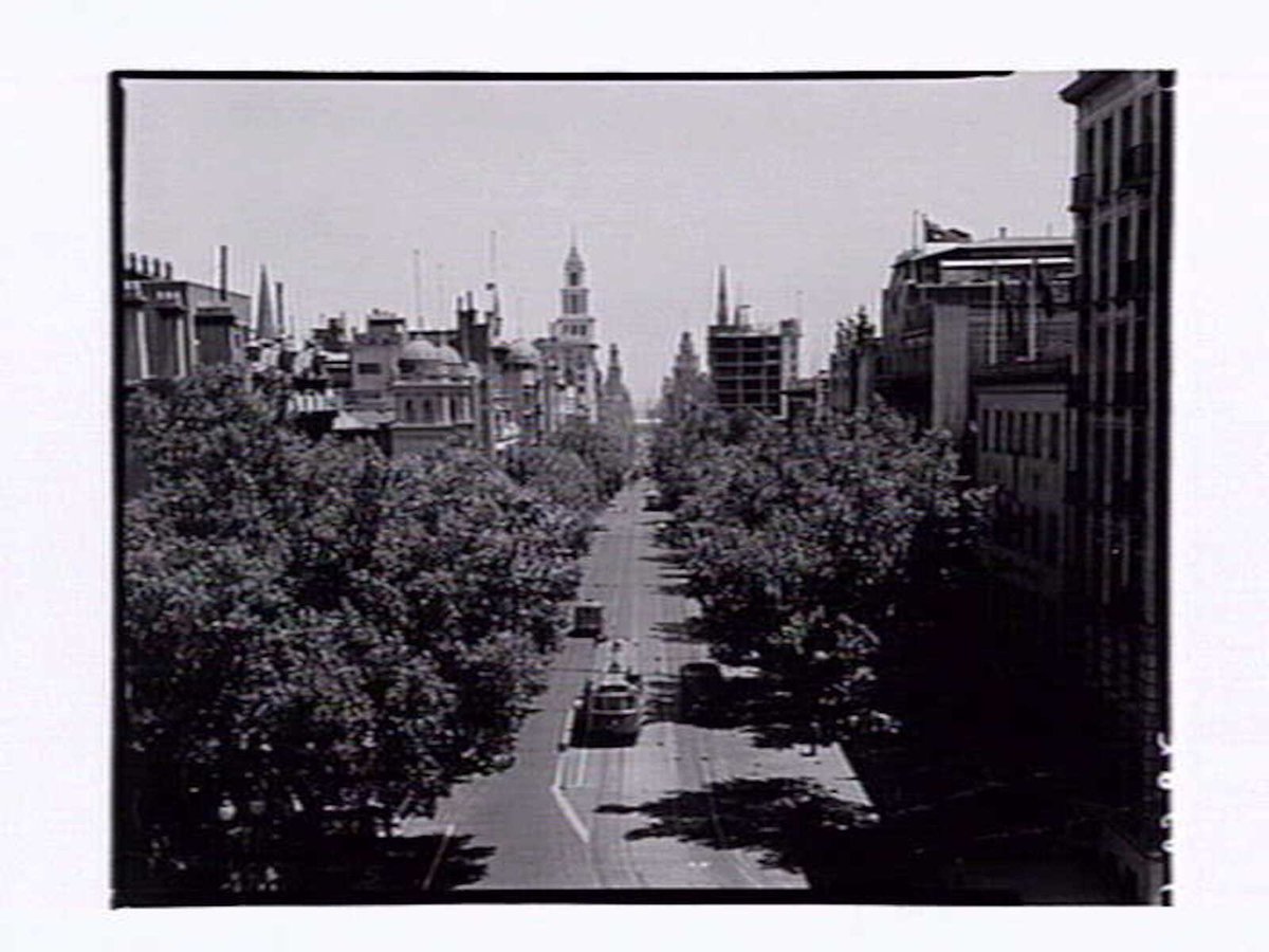 Collins Street, Melbourne City (1954)